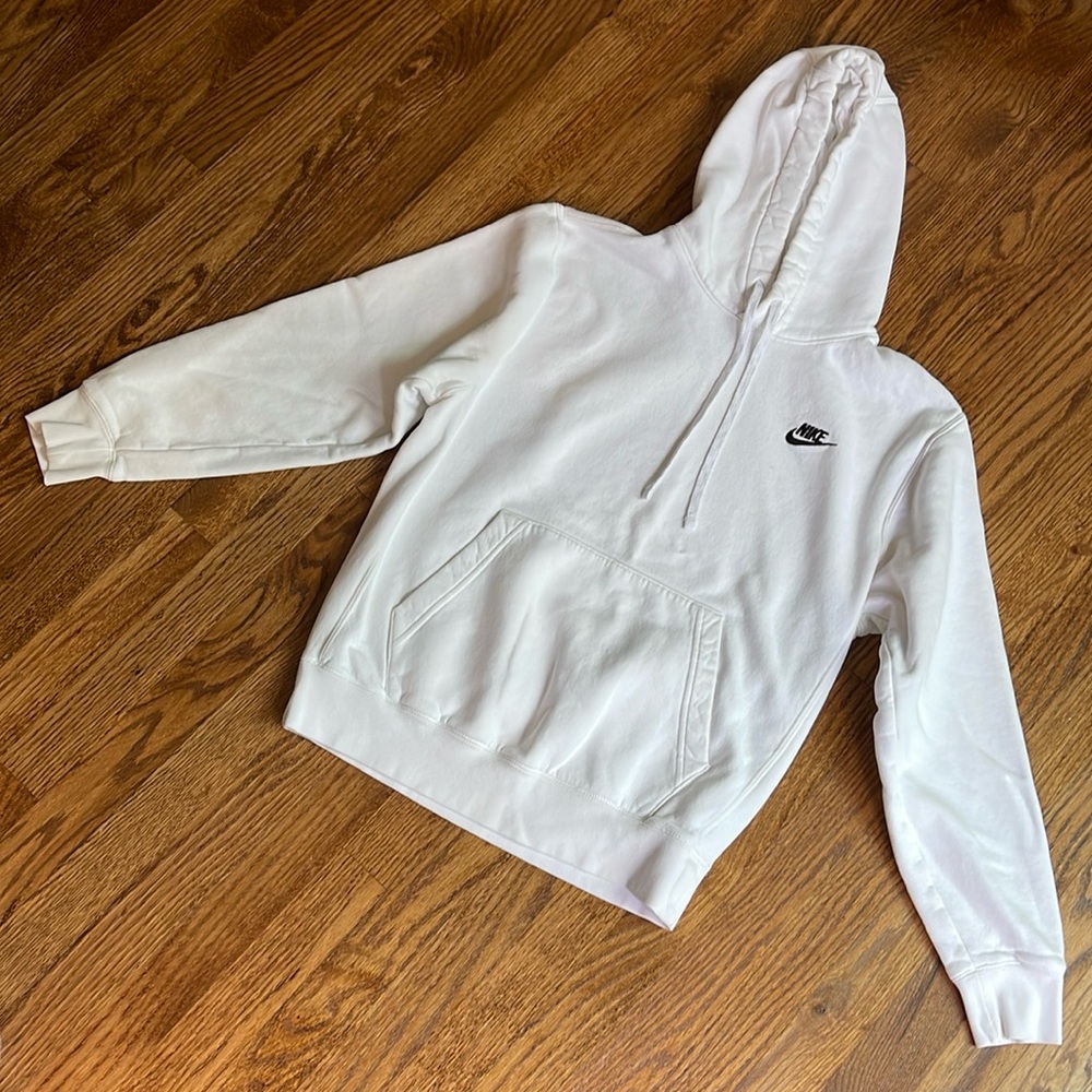 Nike Men's White Hoodie